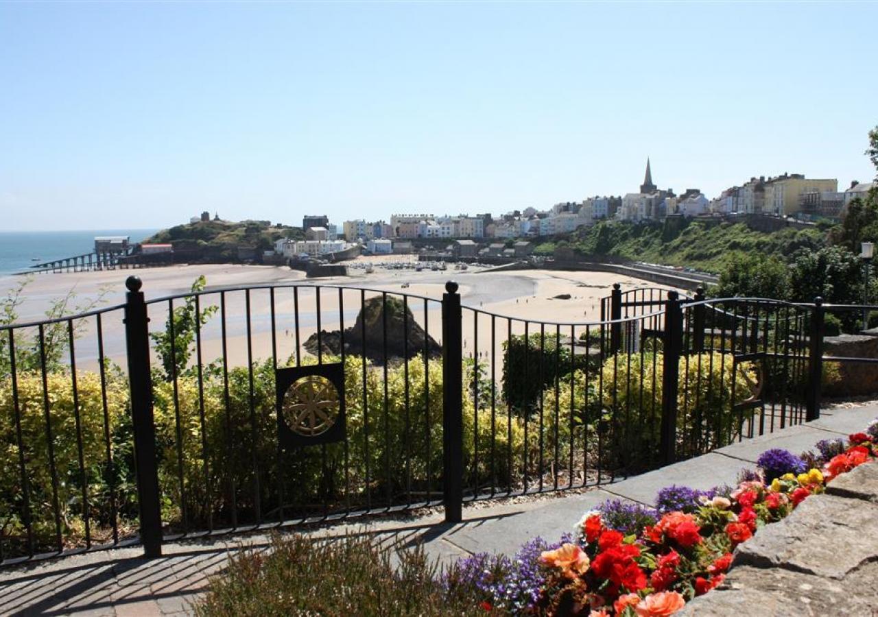 Ferienwohnung Harbour View Tenby Exterior foto